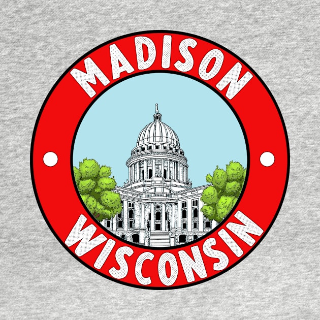 Vintage Style Madison Decal by zsonn